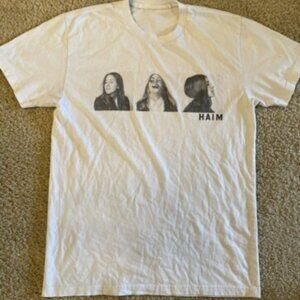 Haim Band North American Tour 2014 Shirt, White Unisex Music Concert Tee 73
